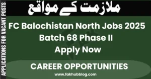 FC Balochistan North Jobs 2025